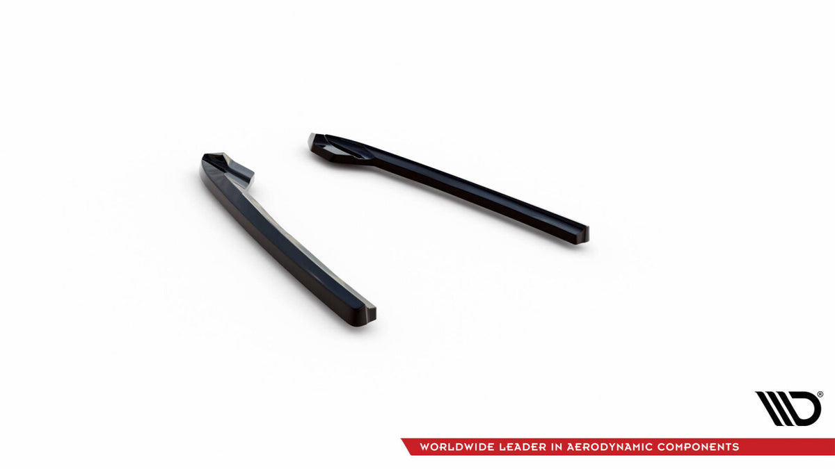Diffusor Flaps V.3 passend für Audi A6 Avant / Limousine C7 schwarz Hochglanz