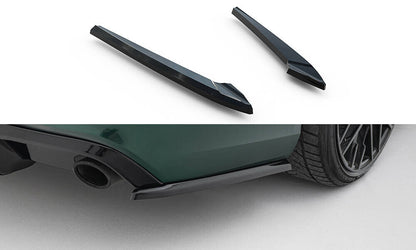 Diffusor Flaps V.3 passend für Audi A6 S-line Avant C7 schwarz Hochglanz