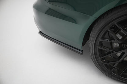 Diffusor Flaps V.3 passend für Audi A6 S-line Avant C7 schwarz Hochglanz