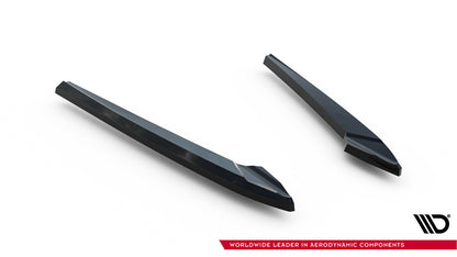 Diffusor Flaps V.3 passend für Audi A6 S-line Avant C7 schwarz Hochglanz