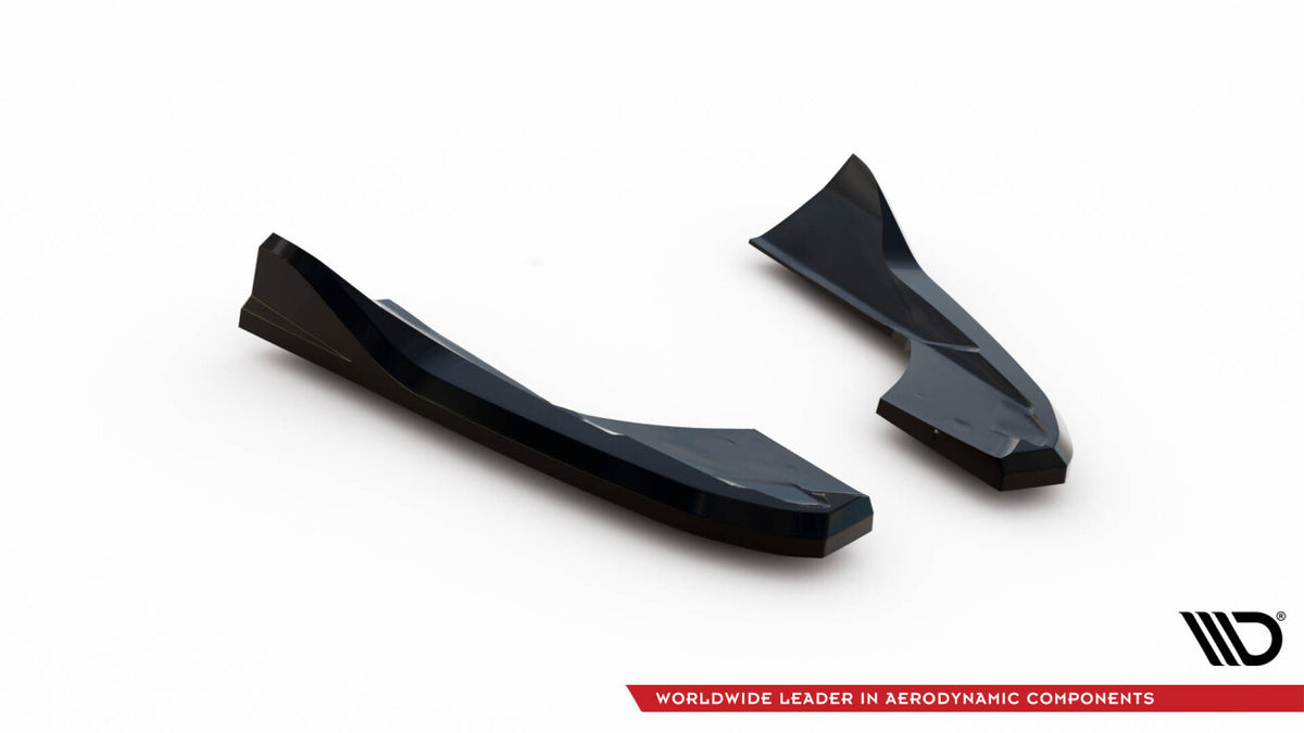 Diffusor Flaps V.3 passend für Audi RS3 Limousine 8V FL schwarz Hochglanz