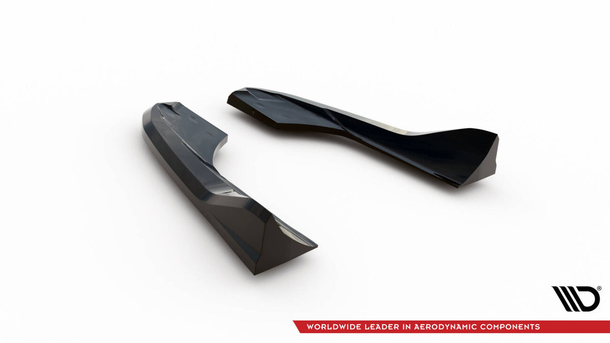 Diffusor Flaps V.3 passend für Audi RS3 Limousine 8V FL schwarz Hochglanz