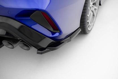Diffusor Flaps V.3 passend für Audi S3 Limousine 8Y FL schwarz Hochglanz