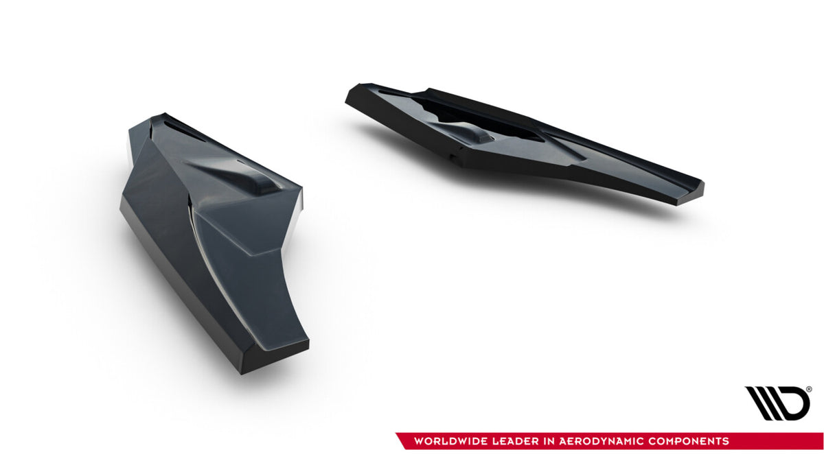 Diffusor Flaps V.3 passend für Audi S3 Sportback 8Y FL schwarz Hochglanz