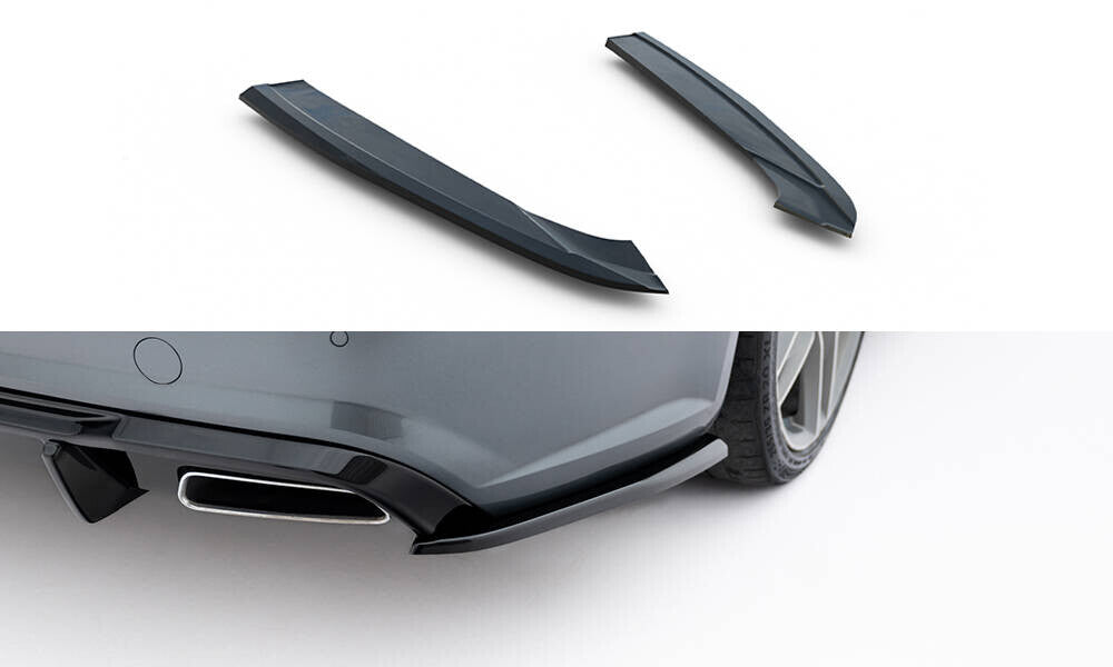 Diffusor Flaps V.3 passend für Audi S6 / A6 S-Line / A6 C7 FL schwarz Hochglanz