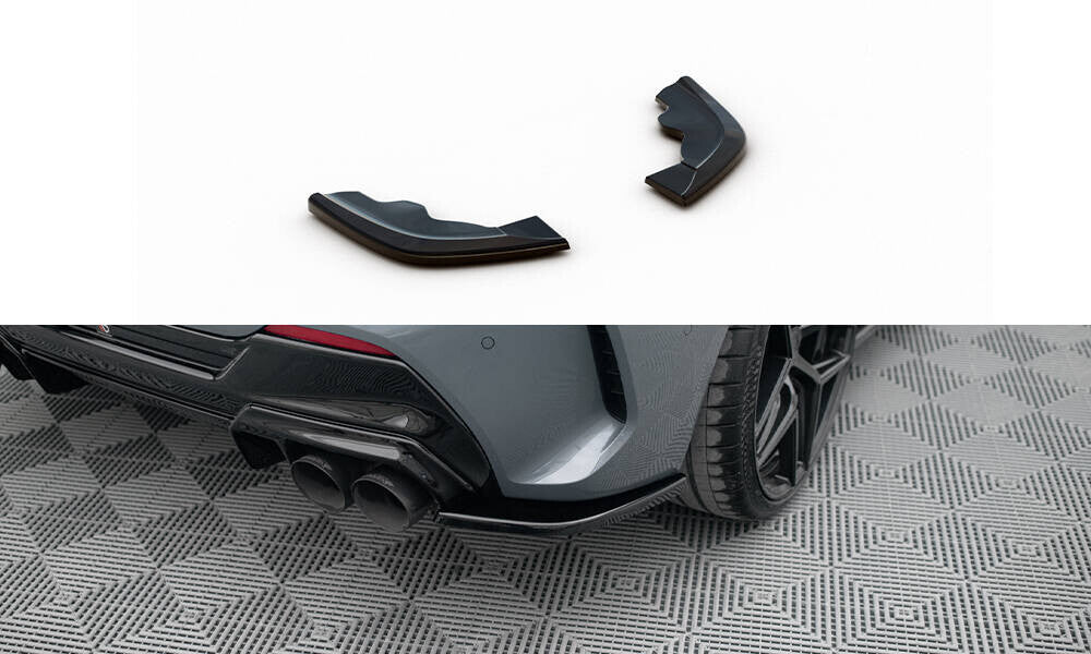 Diffusor Flaps V.3 passend für BMW 1er F40 M-Paket/ M135i schwarz Hochglanz