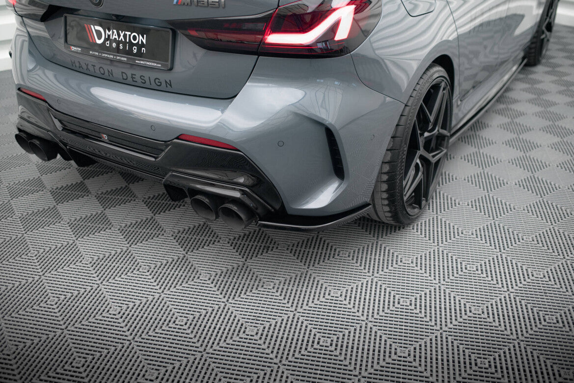 Diffusor Flaps V.3 passend für BMW 1er F40 M-Paket/ M135i schwarz Hochglanz