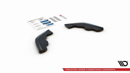 Diffusor Flaps V.3 passend für BMW 1er F40 M-Paket/ M135i schwarz Hochglanz
