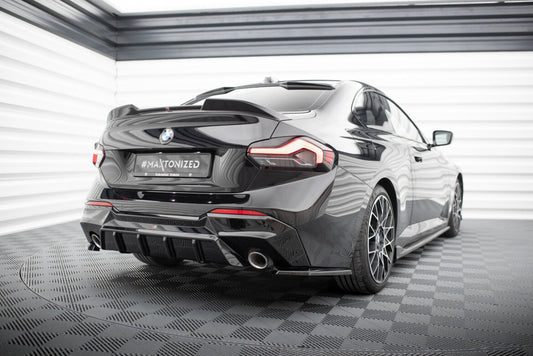 Diffusor Flaps V.3 passend für BMW 2 G42 schwarz Hochglanz