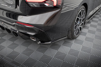 Diffusor Flaps V.3 passend für BMW 2 G42 schwarz Hochglanz