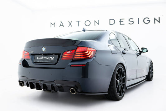 Diffusor Flaps V.3 passend für BMW 5er M-Paket F10 / F11 schwarz Hochglanz