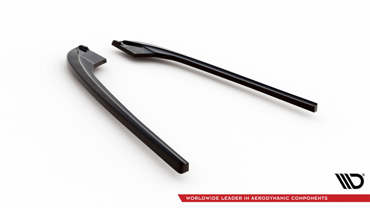 Diffusor Flaps V.3 passend für BMW 5er M-Paket F10 / F11 schwarz Hochglanz