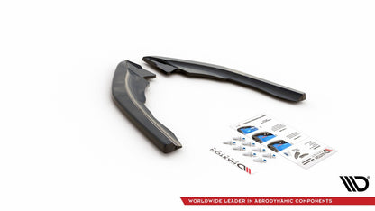 Diffusor Flaps V.3 passend für BMW M2 F87 schwarz Hochglanz