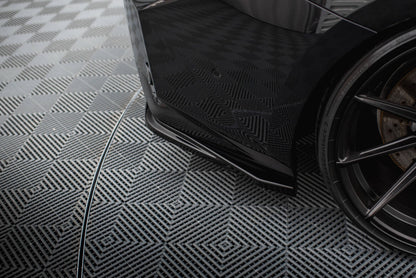 Diffusor Flaps V.3 passend für BMW M2 G87 schwarz Hochglanz
