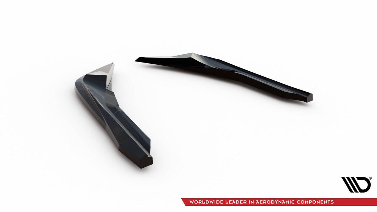 Diffusor Flaps V.3 passend für BMW M2 G87 schwarz Hochglanz