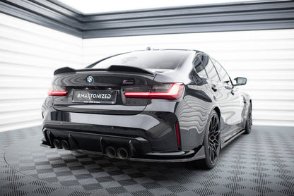 Diffusor Flaps V.3 passend für BMW M3 Limousine / Touring G80 / G81 schwarz Hochglanz