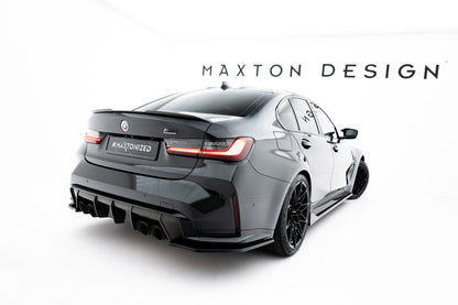 Diffusor Flaps V.3 passend für BMW M3 Limousine / Touring G80 / G81 schwarz Hochglanz