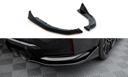 Diffusor Flaps V.3 passend für BMW M3 Limousine / Touring G80 / G81 schwarz Hochglanz