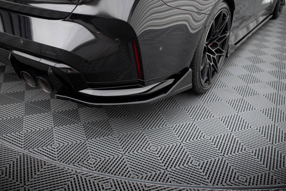 Diffusor Flaps V.3 passend für BMW M3 Limousine / Touring G80 / G81 schwarz Hochglanz