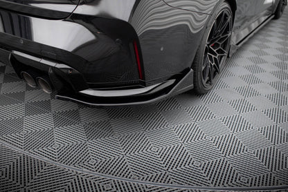 Diffusor Flaps V.3 passend für BMW M3 Limousine / Touring G80 / G81 schwarz Hochglanz