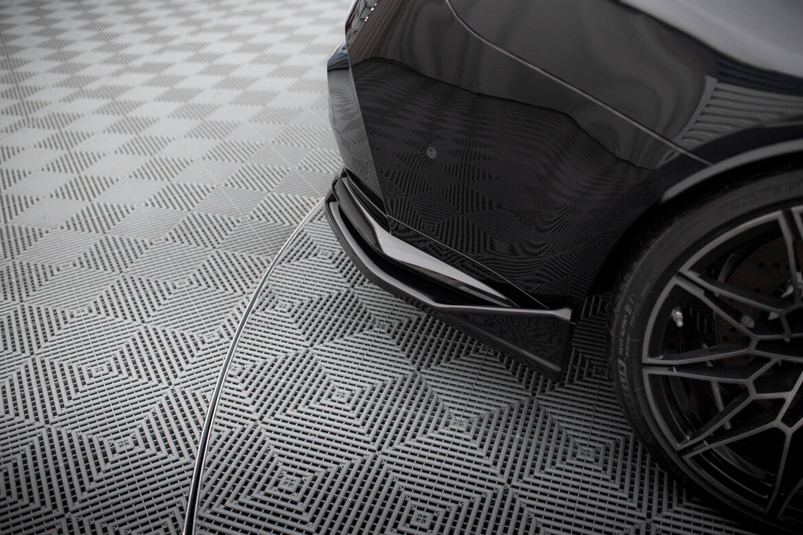 Diffusor Flaps V.3 passend für BMW M3 Limousine / Touring G80 / G81 schwarz Hochglanz