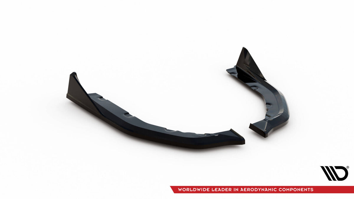 Diffusor Flaps V.3 passend für BMW M3 Limousine / Touring G80 / G81 schwarz Hochglanz