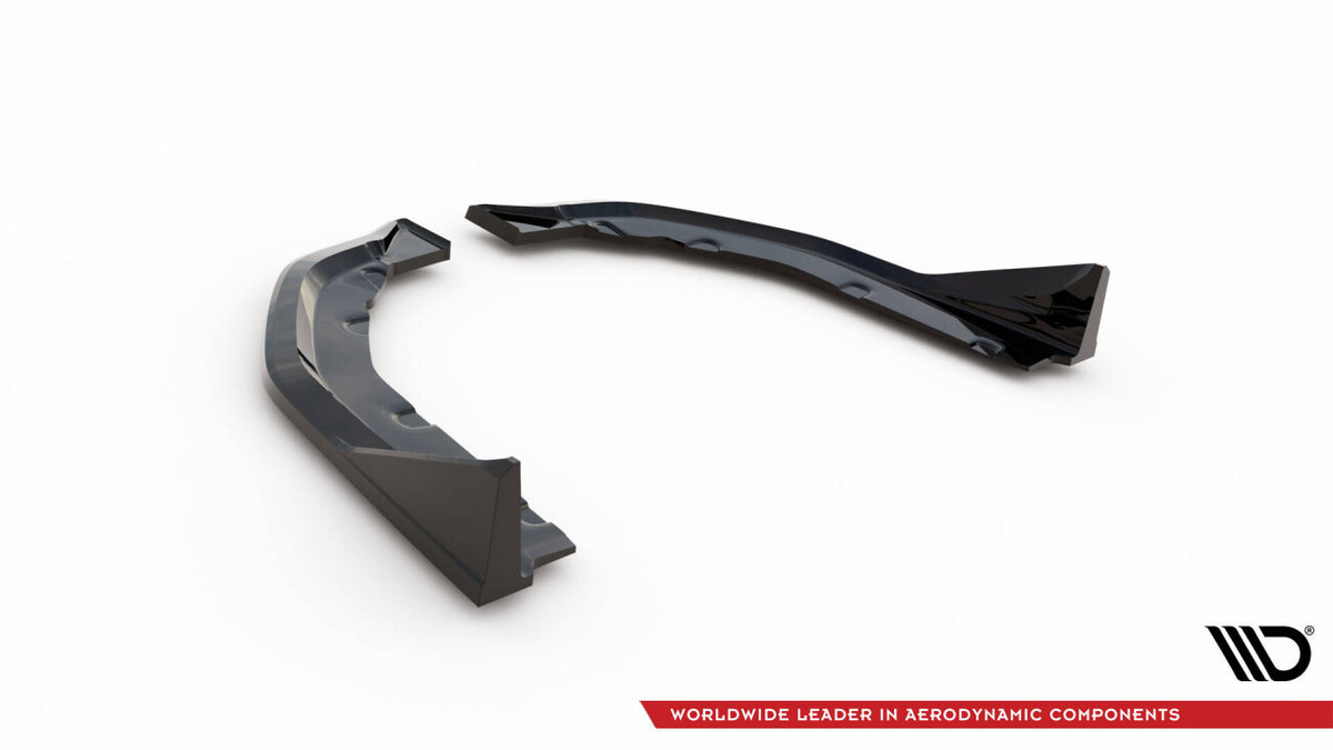 Diffusor Flaps V.3 passend für BMW M3 Limousine / Touring G80 / G81 schwarz Hochglanz