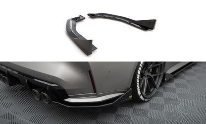Diffusor Flaps V.3 passend für BMW M4 G82 / G82 FL schwarz Hochglanz