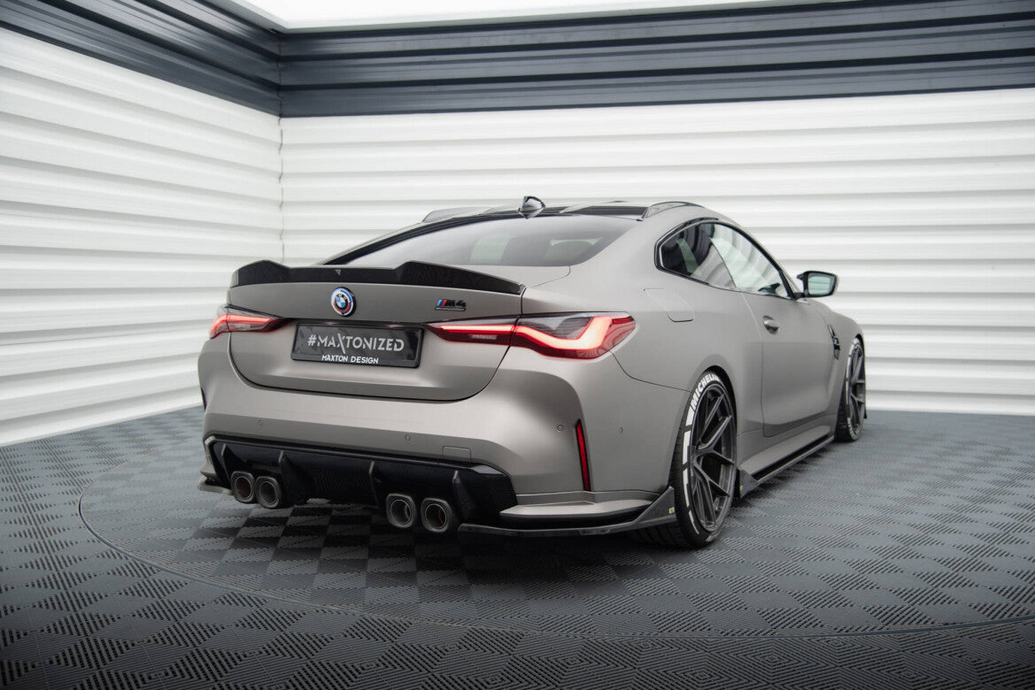 Diffusor Flaps V.3 passend für BMW M4 G82 / G82 FL schwarz Hochglanz