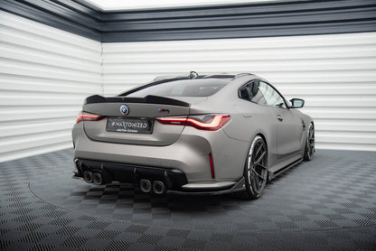 Diffusor Flaps V.3 passend für BMW M4 G82 / G82 FL schwarz Hochglanz