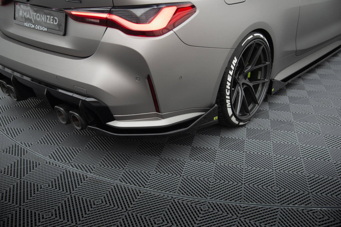 Diffusor Flaps V.3 passend für BMW M4 G82 / G82 FL schwarz Hochglanz