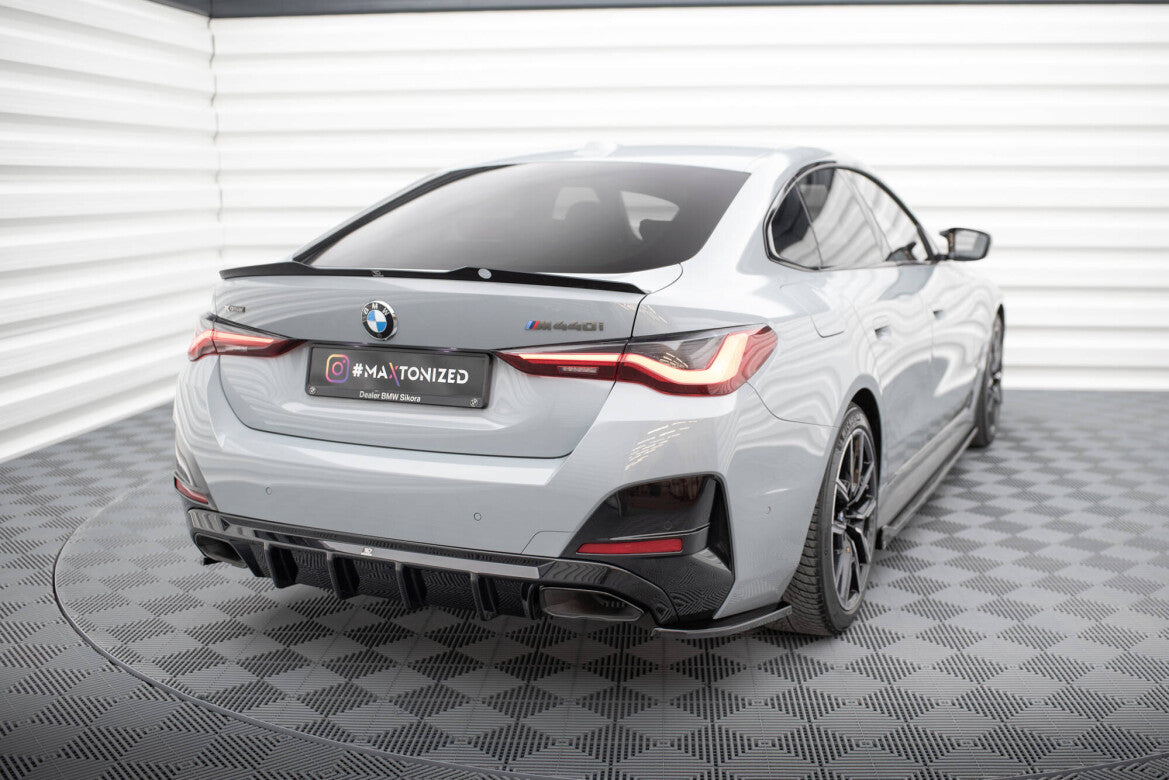 Diffusor Flaps V.3 passend für BMW M440i Gran Coupe G26 schwarz Hochglanz