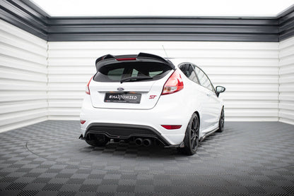Diffusor Flaps V.3 passend für Ford Fiesta ST Mk7 FL schwarz Hochglanz + Flaps matt