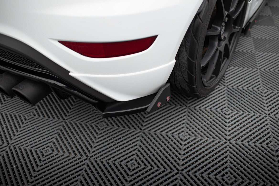 Diffusor Flaps V.3 passend für Ford Fiesta ST Mk7 FL schwarz Hochglanz + Flaps matt