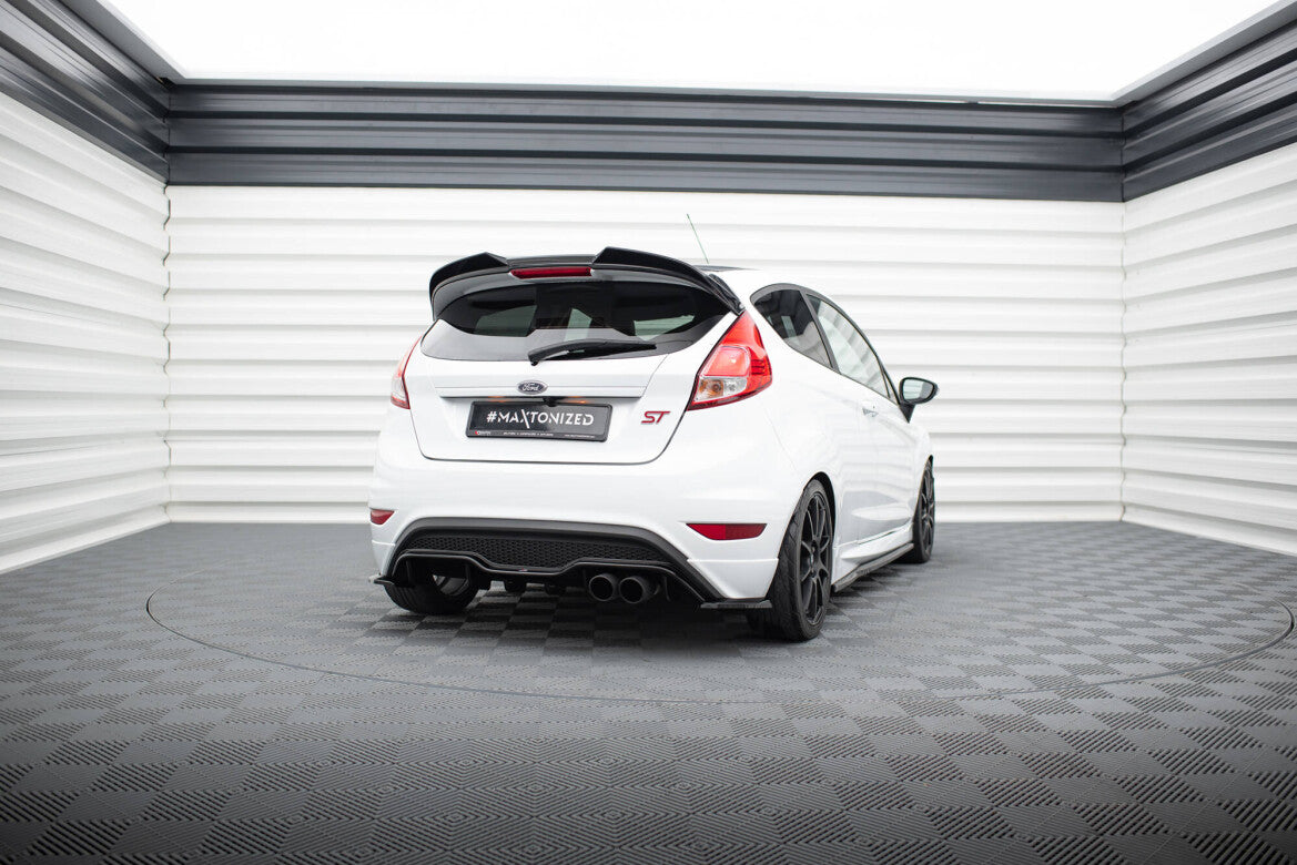 Diffusor Flaps V.3 passend für Ford Fiesta ST Mk7 FL schwarz Hochglanz