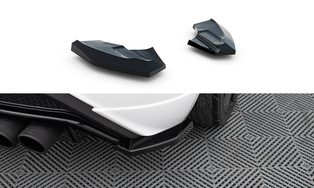 Diffusor Flaps V.3 passend für Ford Fiesta ST Mk7 FL schwarz Hochglanz
