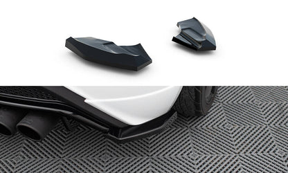 Diffusor Flaps V.3 passend für Ford Fiesta ST Mk7 FL schwarz Hochglanz