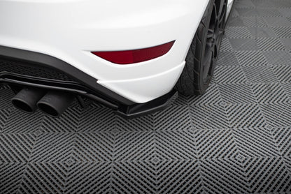 Diffusor Flaps V.3 passend für Ford Fiesta ST Mk7 FL schwarz Hochglanz
