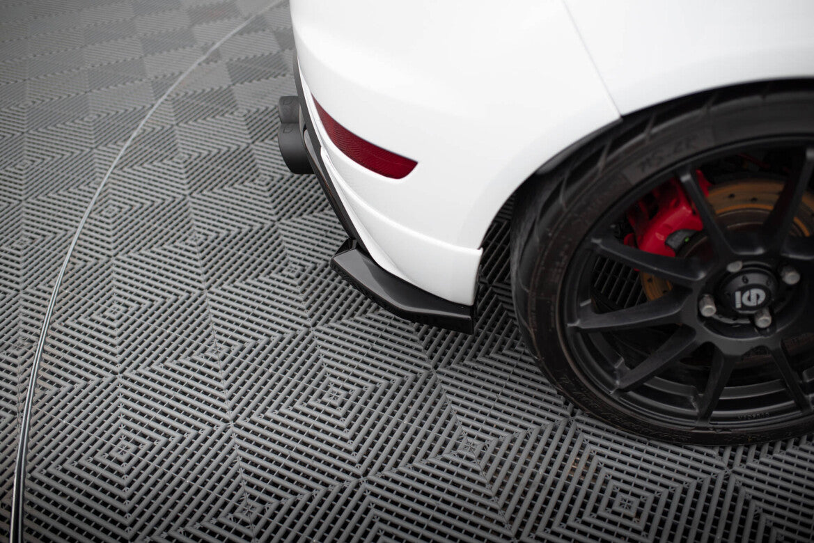 Diffusor Flaps V.3 passend für Ford Fiesta ST Mk7 FL schwarz Hochglanz