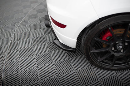Diffusor Flaps V.3 passend für Ford Fiesta ST Mk7 FL schwarz Hochglanz