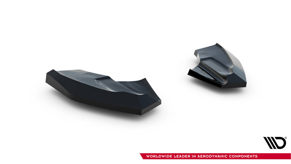 Diffusor Flaps V.3 passend für Ford Fiesta ST Mk7 FL schwarz Hochglanz