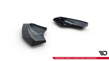 Diffusor Flaps V.3 passend für Ford Fiesta ST Mk7 FL schwarz Hochglanz