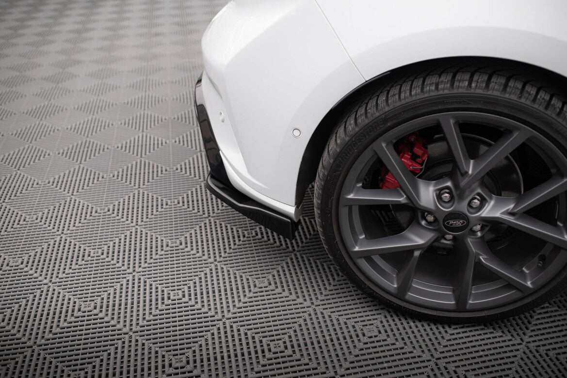 Diffusor Flaps V.3 passend für Ford Focus Hatchback ST Mk4 schwarz Hochglanz