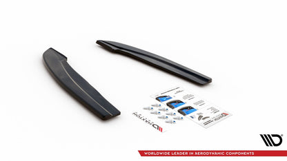 Diffusor Flaps V.3 passend für Ford Focus ST-Line Kombi Mk4 schwarz Hochglanz