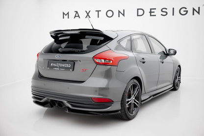 Diffusor Flaps V.3 passend für Ford Focus ST Mk3 FL schwarz Hochglanz