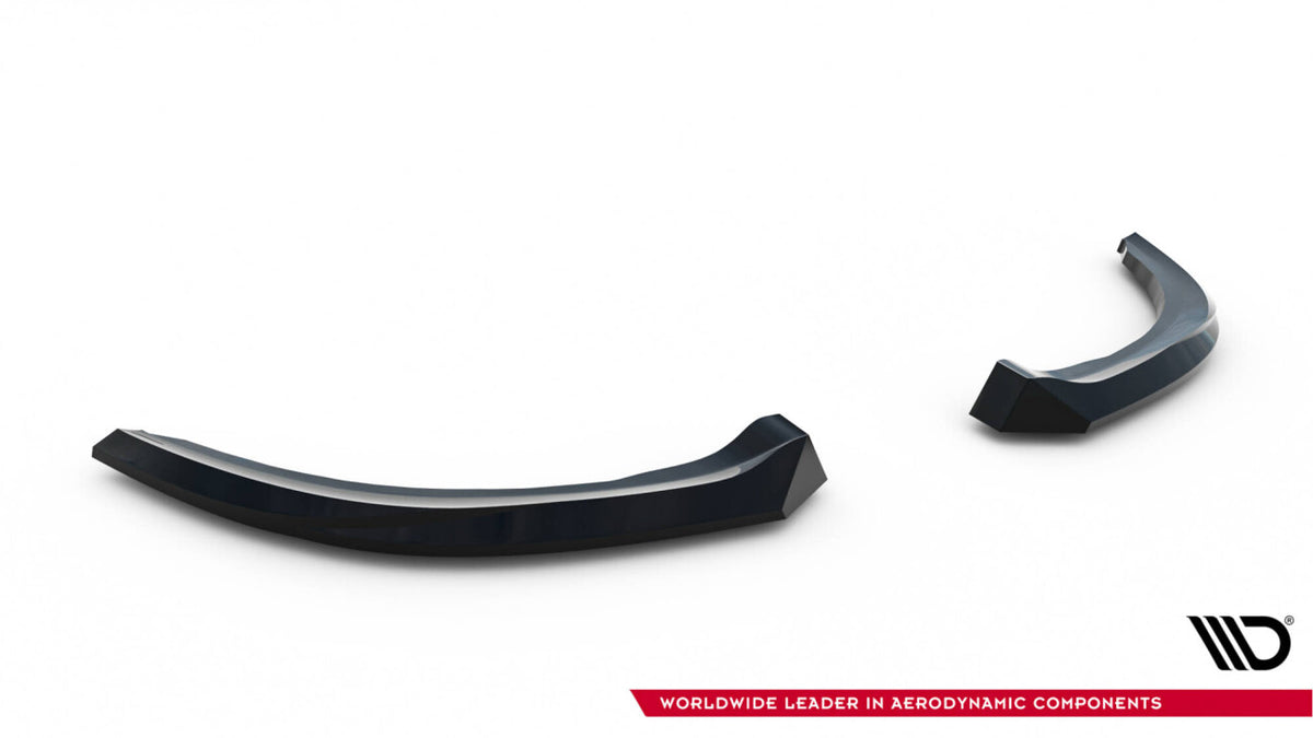 Diffusor Flaps V.3 passend für Ford Focus ST Mk3 FL schwarz Hochglanz