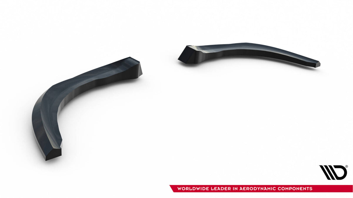 Diffusor Flaps V.3 passend für Ford Focus ST Mk3 FL schwarz Hochglanz