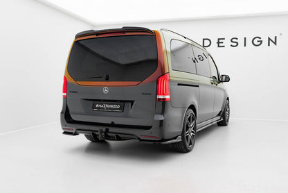 Diffusor Flaps V.3 passend für Mercedes V-Klasse AMG-Line W447 FL schwarz Hochglanz