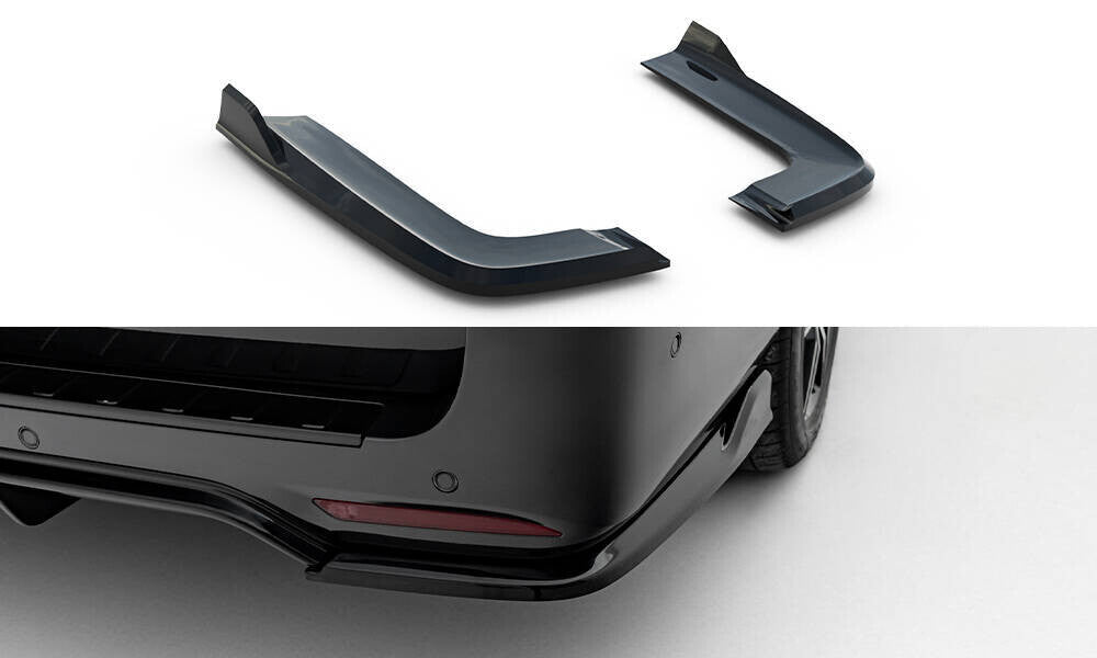 Diffusor Flaps V.3 passend für Mercedes V-Klasse AMG-Line W447 FL schwarz Hochglanz