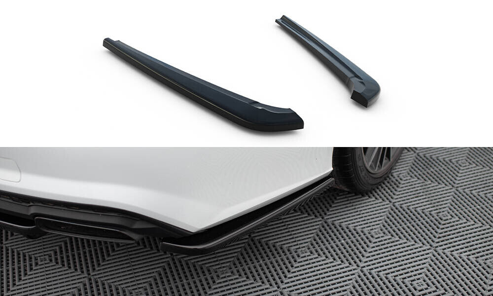 Diffusor Flaps V.3 passend für Mercedes V-Klasse AMG-Line W447 FL schwarz Hochglanz